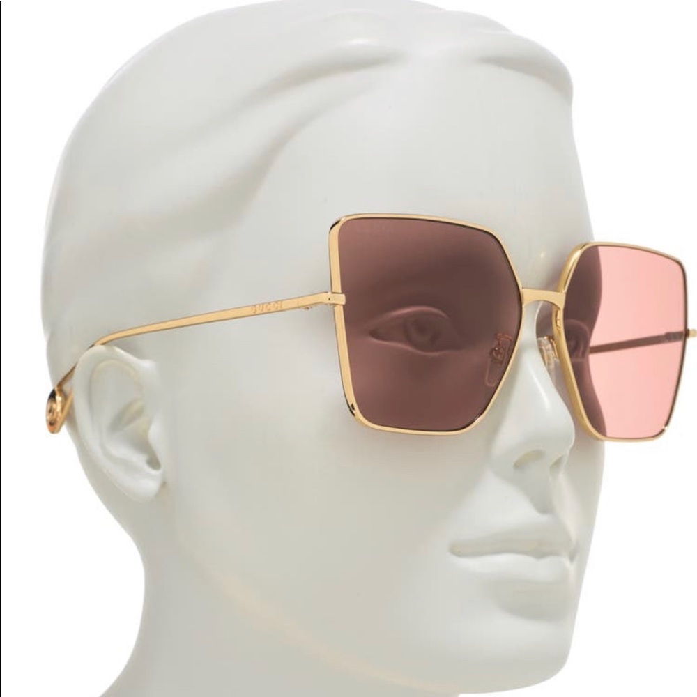 Gucci 61mm modified square sunglasses - Picture 2 of 14